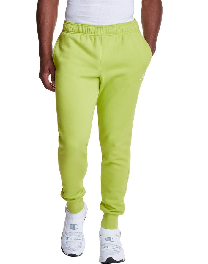 Champion Joggingbroek Heren - Groen - Classic Fleece ( 270319-PEO )